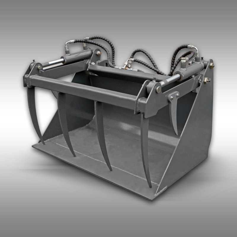 Zagrabljalna ćžlica, kibla za dvoriščni kolesni nakladalec JANSEN HL-500E na električni pogon