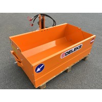 Prekucni hidravlični transportni zaboj 120 cm za traktor, z zadnjo ploščo DELEKS BUCKET120H