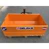 Prekucni hidravlični transportni zaboj 120 cm za traktor, z zadnjo ploščo DELEKS BUCKET120H