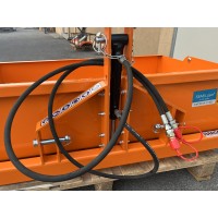 Prekucni hidravlični transportni zaboj 120 cm za traktor, z zadnjo ploščo DELEKS BUCKET120H
