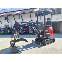 Mini bager goseničar NTS - 1.3-PRO Lomljiva roka, Nastavljivo podvozje