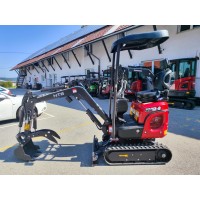 Mini bager goseničar NTS - 1.3-PRO Lomljiva roka, Nastavljivo podvozje