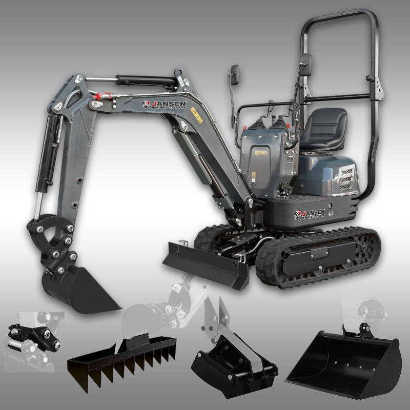 Mini bager Jansen MB-700, bencin, 8,5 KM