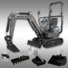 Mini bager Jansen MB-700, bencin, 8,5 KM