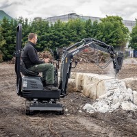 Hidravlično kladivo za mini bager Jansen MB-700, bencin, 8,5 KM
